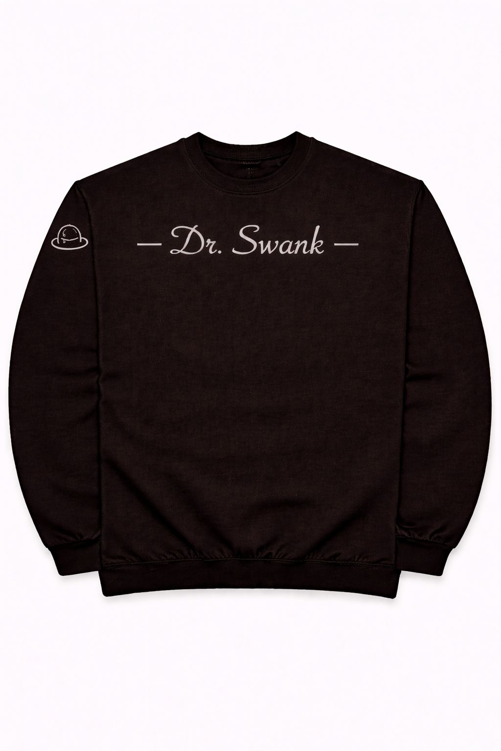 Dr. Swank Signature Crewneck Sweater | Black - White